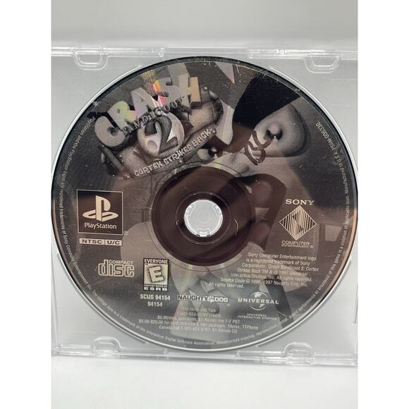 Crash Bandicoot 2 Sony PlayStation 1 PS1 (Disc Only) - Picture 2 of 5